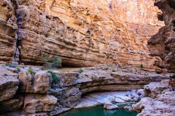 Wadi Shab in Oman