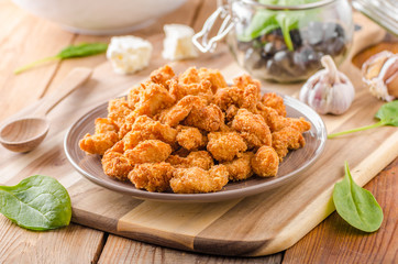 Chicken delicious homemade popcorn