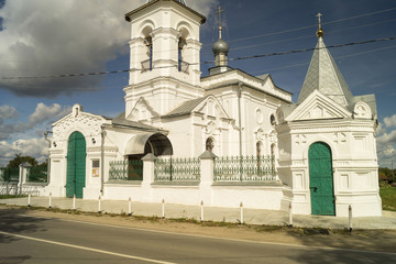 Church Nikolaya Miracle worker in city Mstyora,Russia