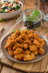 Chicken delicious homemade popcorn