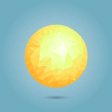 Modern Vector Geometric Sun