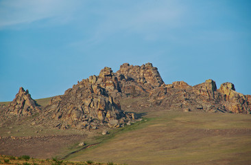 Fototapeta na wymiar rocks at Suvo village