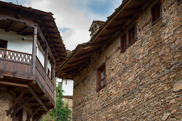 Summer time along the streets of Kovachevitsa village, Bulgaria