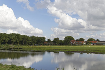 Fototapeta na wymiar dutch countryside