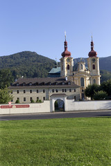 Baroque Basilica of the Visitation Virgin Mary, place of pilgrimage, Hejnice, Czech Republic