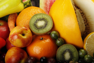 fruits and berries background