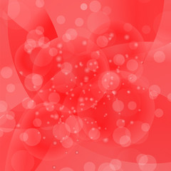Circle Red Light Background. Round Red Wave Pattern.