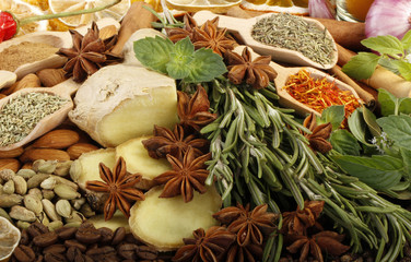 spices background