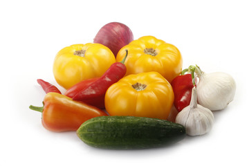 vegetables isolated