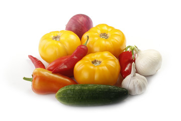 vegetables isolated