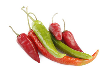 colorful pepper isolated