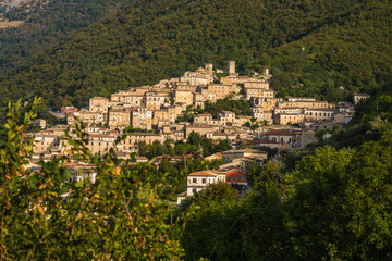 Fototapeta na wymiar View of San Donato Val di Comino