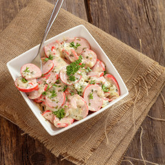 entrée de cervelas vinaigrette 3