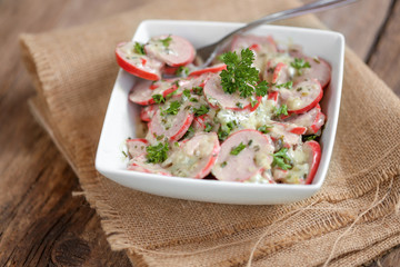 entrée de cervelas vinaigrette 4