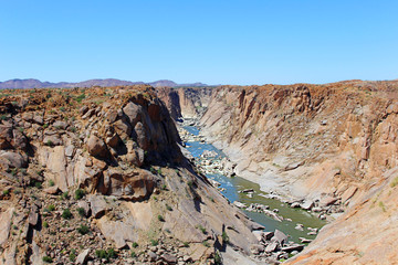 Fototapeta na wymiar Orange river canyon