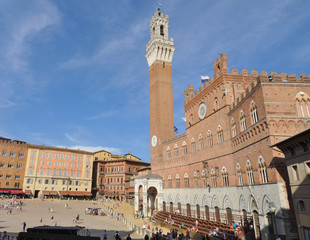 Fototapeta premium Piazza del Campo in Siena