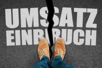 th n gespalten umsatz-einbruch I