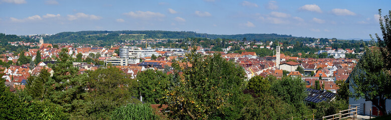Panorama Nürtingen am Neckar