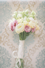 Various colour of beatiful wedding flower.