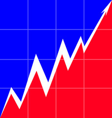 Up Arrow stylized French flag Mesh