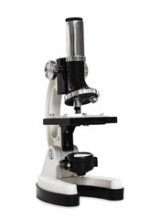Microscope isolated on white