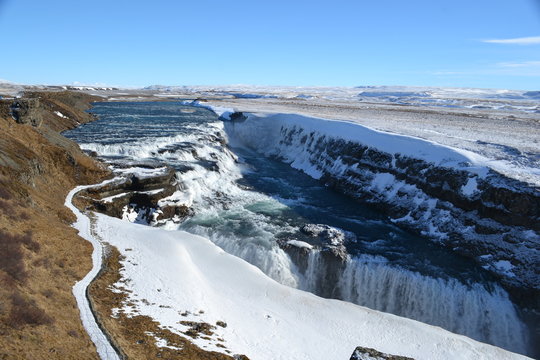 Fototapeta WOdospad / Islandia
