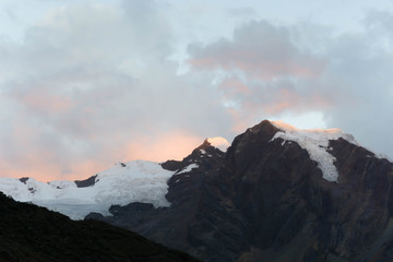 Chopiraju in the Cordillera Blanca in the Peruvian Andes