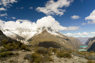 Llanganuco Valley in the Cordillera Blanca in Peru