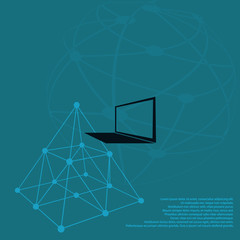 Laptop Icon vector illustration