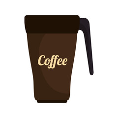 coffee mug cup drinking  beverage container. Vector illustration