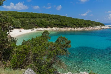 Foto op Plexiglas amazing seascape of Emblisi Fiskardo Beach, Kefalonia, Ionian islands, Greece © Stoyan Haytov