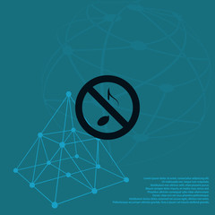 No music sign