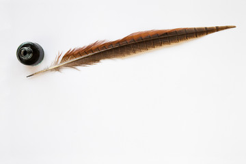 quill and inkwell