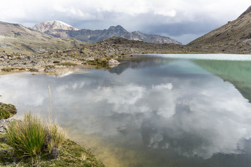 mountain lake in Peru