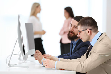 Fototapeta premium People working at a office