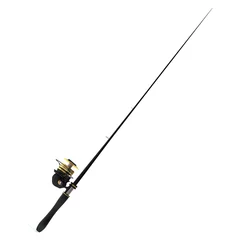 Wall murals Fishing 3d illustration of a fishing pole 