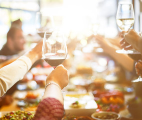 Business Meeting Eating Cheers Happiness Concept