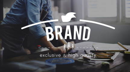 Brand Branding Label Marketing Profile Trademark Concept