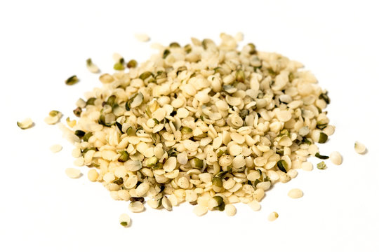  Hemp Hearts Isolated On White