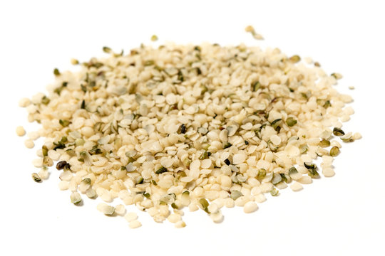  Hemp Hearts Isolated On White