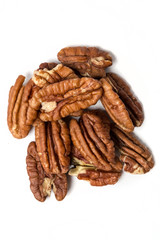 Pecan isolated on white