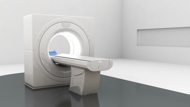 X-ray CT scanner, medical diagnosis technology.MRI,white.1