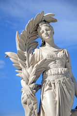 Old Roman Style Statue. © areeya_ann