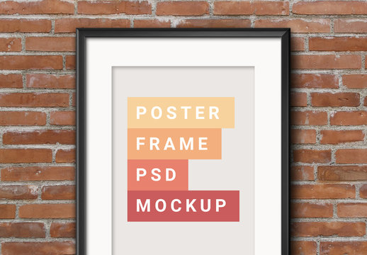 Hanging Poster Frame Mockup