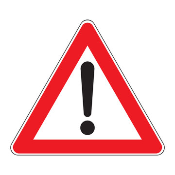 Danger sign Vector isolated