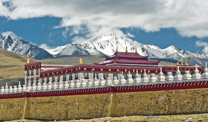 gyergo nunnery before Mount Yala by at tagong