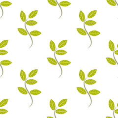 Seamless branches pattern