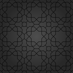 Fototapeta premium Seamless Vector Pattern in Arabian Style
