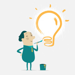 Dipingere un'idea geniale