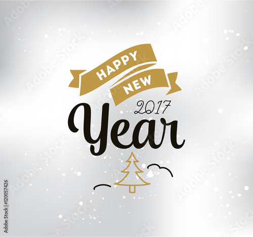 &quot;Happy New Year typographic design&quot; Stock image and royalty-free vector files on Fotolia.com